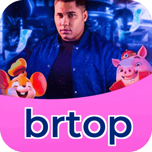 Plataforma brtop mostrando interface moderna, jogos certificados e recursos de segurança licenciados